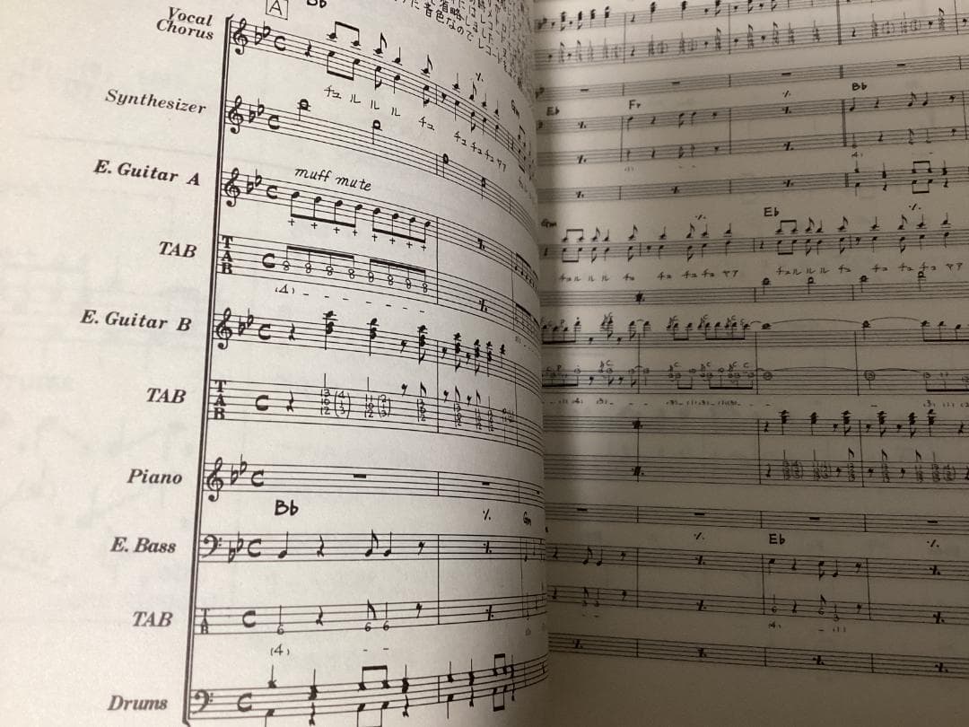 ★楽譜/沢田研二/ベストソングス/タブ譜/バンドスコア/音楽春秋