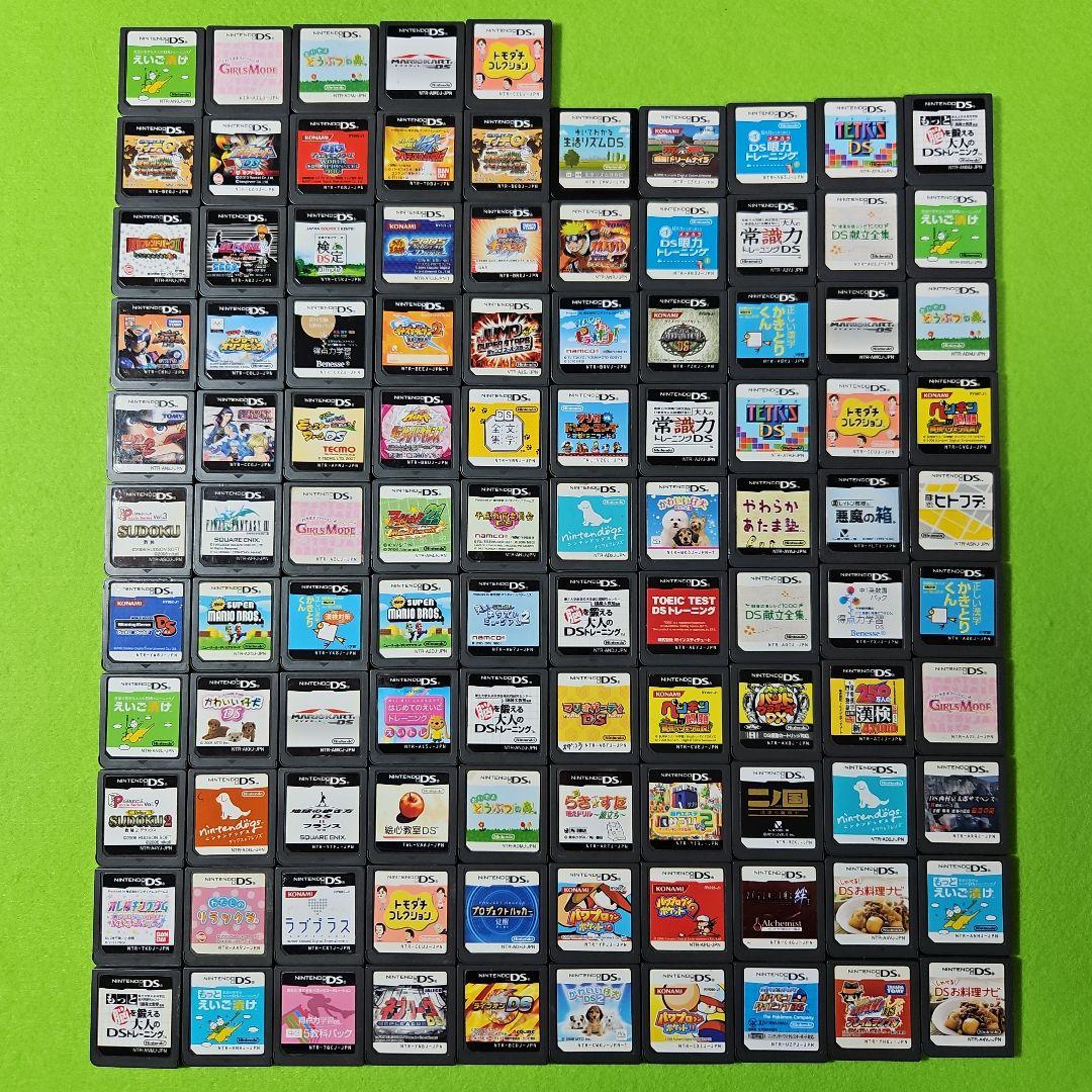 ニンテンドーDSソフト105個セット　ジャンク・動作未確認