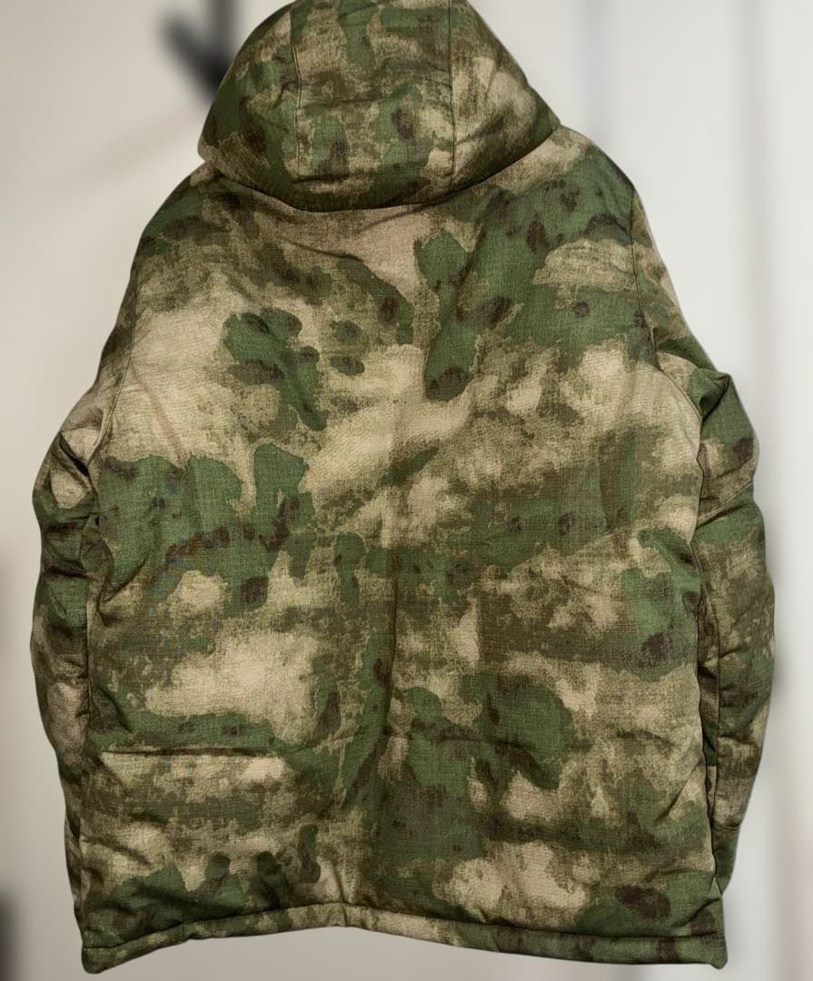 未使用極暖ロシア北朝鮮軍仕様迷彩防寒服内綿ブラックアルミ日本稀少品内綿ふんわり