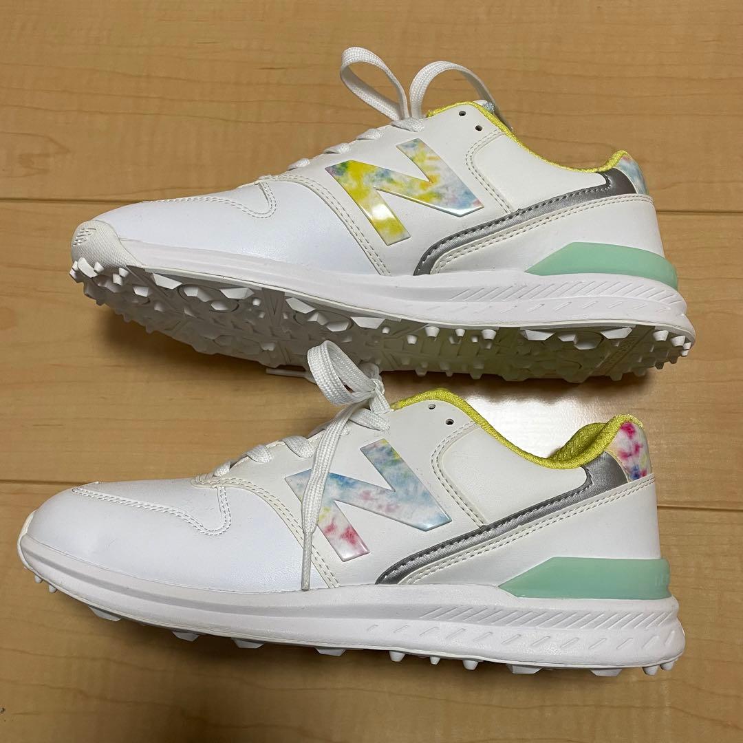 【未使用】ゴルフシューズ　ニューバランス　996 24cm 白　レディース
