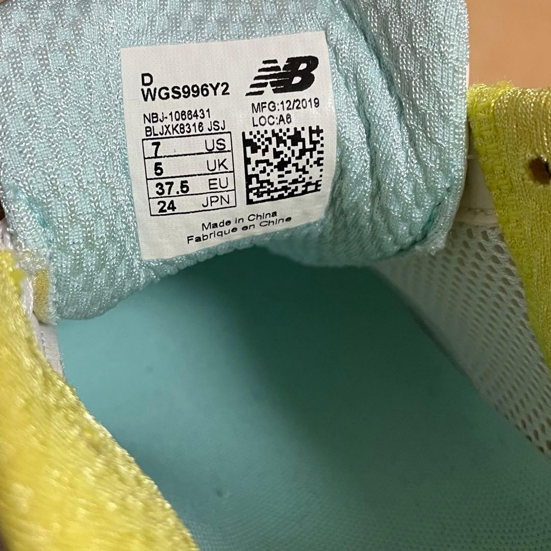 【未使用】ゴルフシューズ　ニューバランス　996 24cm 白　レディース