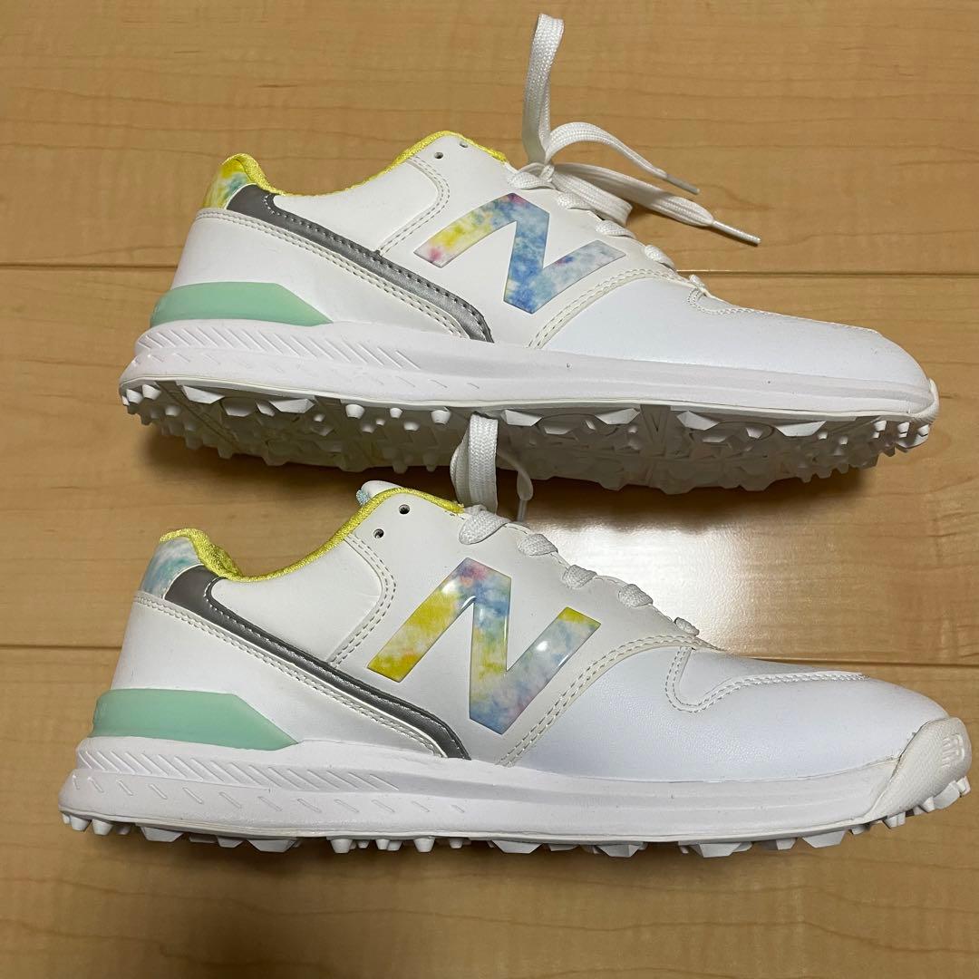 【未使用】ゴルフシューズ　ニューバランス　996 24cm 白　レディース