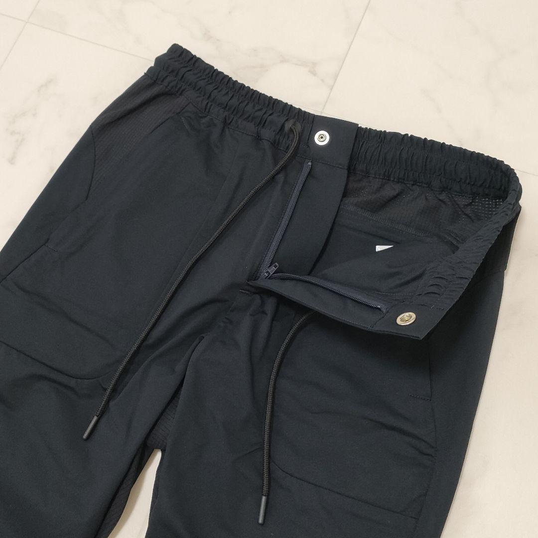 【美品】PGG　ロングパンツ　ウエストゴム　ヒモ　メッシュ切替　ストレッチ　00