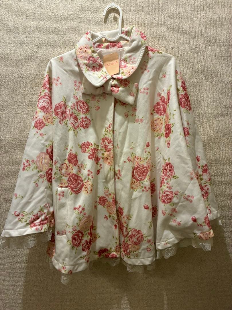 LIZ LISA 花柄ポンチョ タグ付き