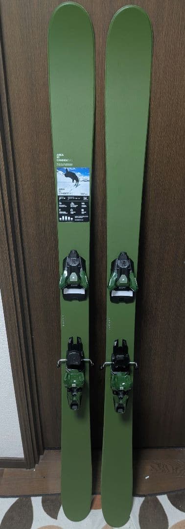 CandideSkis AREA91 165 cm ビンディングセット