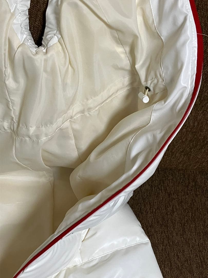 CASTELBAJAC 袖無し　ダウン　コート　白　ベスト　フード