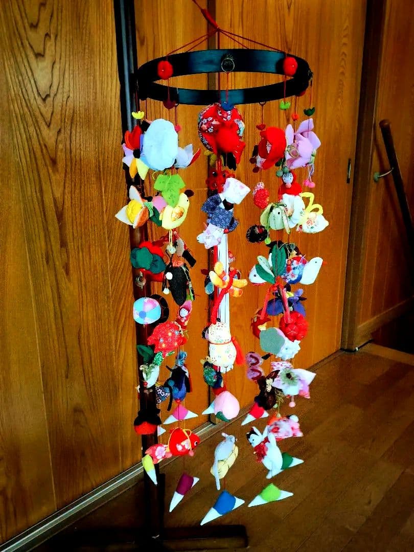 ちりめん細工　つるし飾り