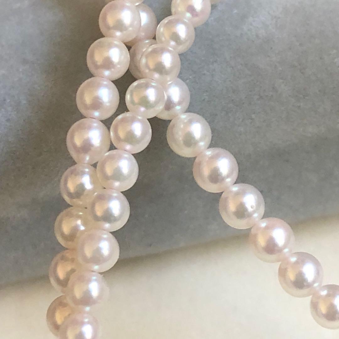 アコヤ真珠 ベビーパール セミロングネックレス マチネー 糸替え済み