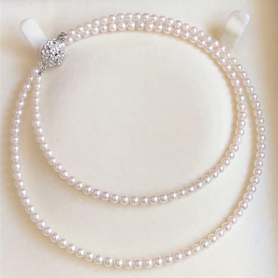 アコヤ真珠 ベビーパール セミロングネックレス マチネー 糸替え済み