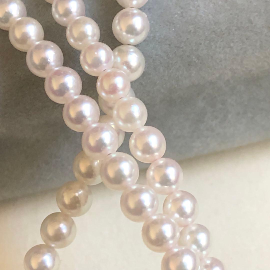 アコヤ真珠 ベビーパール セミロングネックレス マチネー 糸替え済み