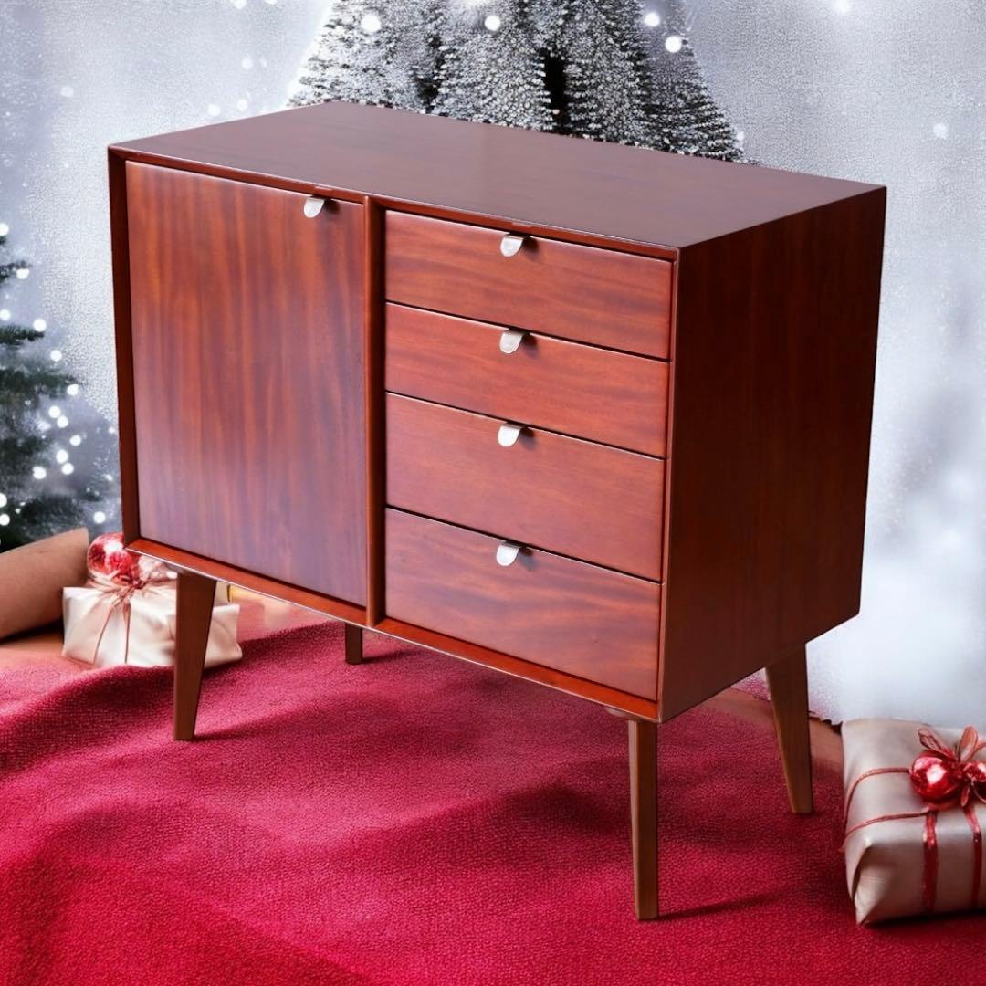 L 新品 リビングボード 80cm 北欧 キャビネット