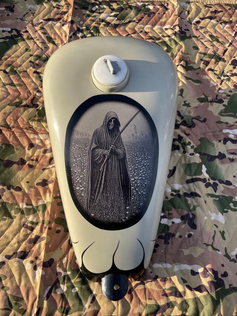 スポーツスタータンク　死神デザイン　カスタム塗装　新品