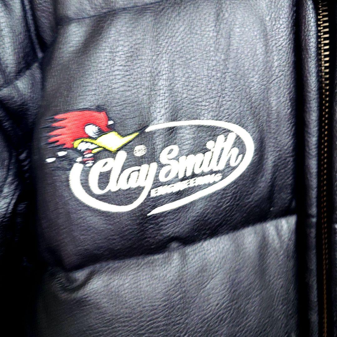 【未使用】Clay Smith フード付き フェイクレザージャケット LLW