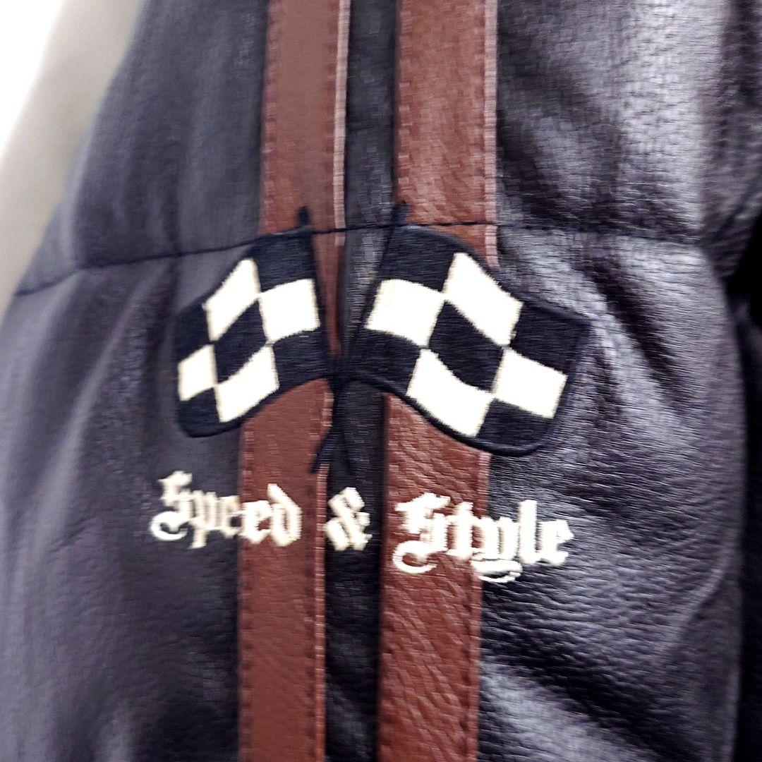 【未使用】Clay Smith フード付き フェイクレザージャケット LLW