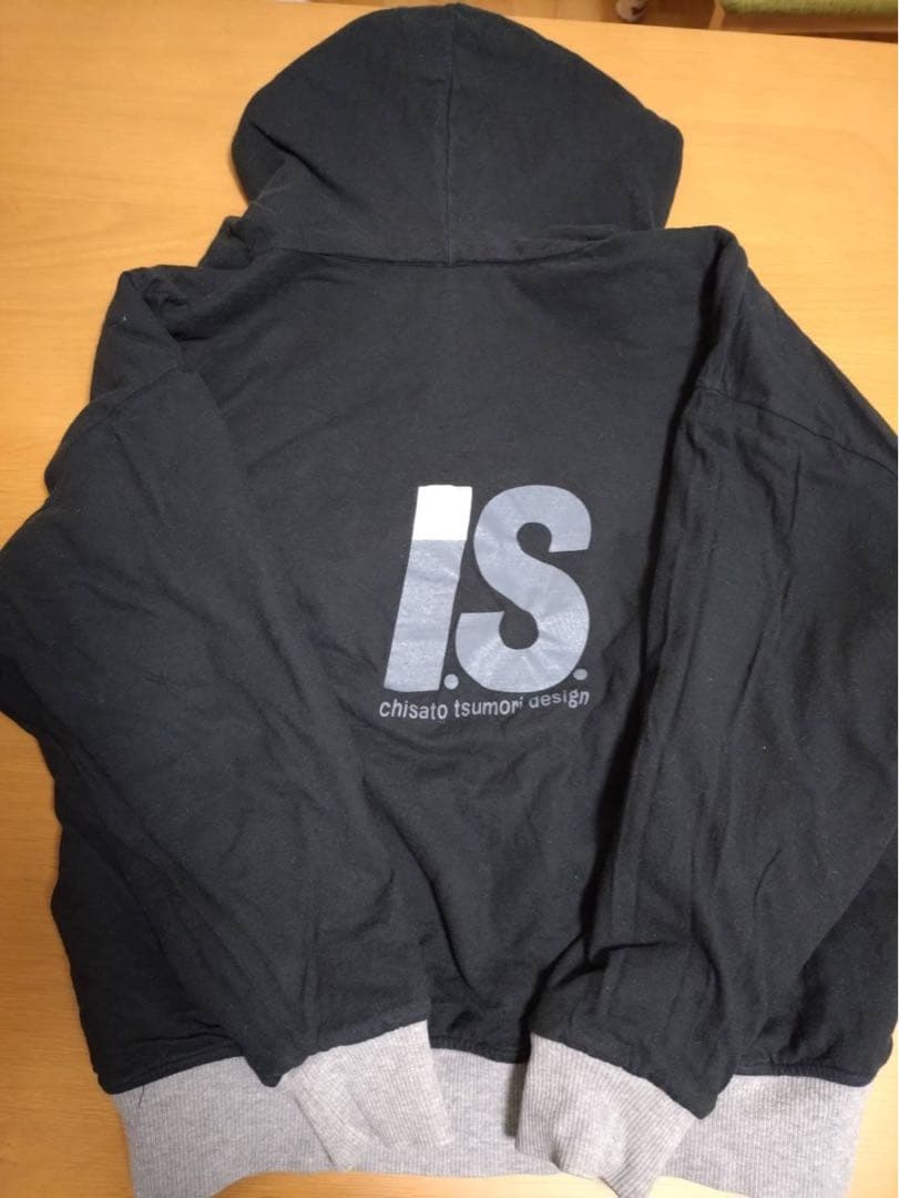 【レア】80sイッセイミヤケ✕ツモリチサトIS リバーシブルパーカー 黒×グレー
