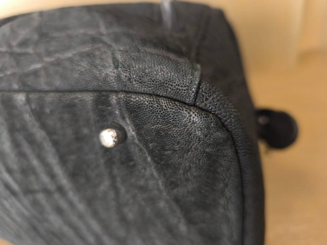 エレファントレザー/像革　ボストンバッグ