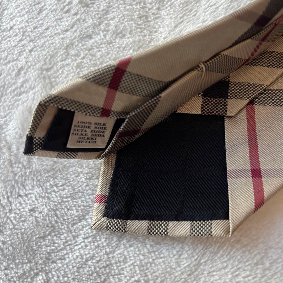 ✨未使用・タグ付き✨BURBERRY バーバリー ネクタイ　ノバチェック　現行