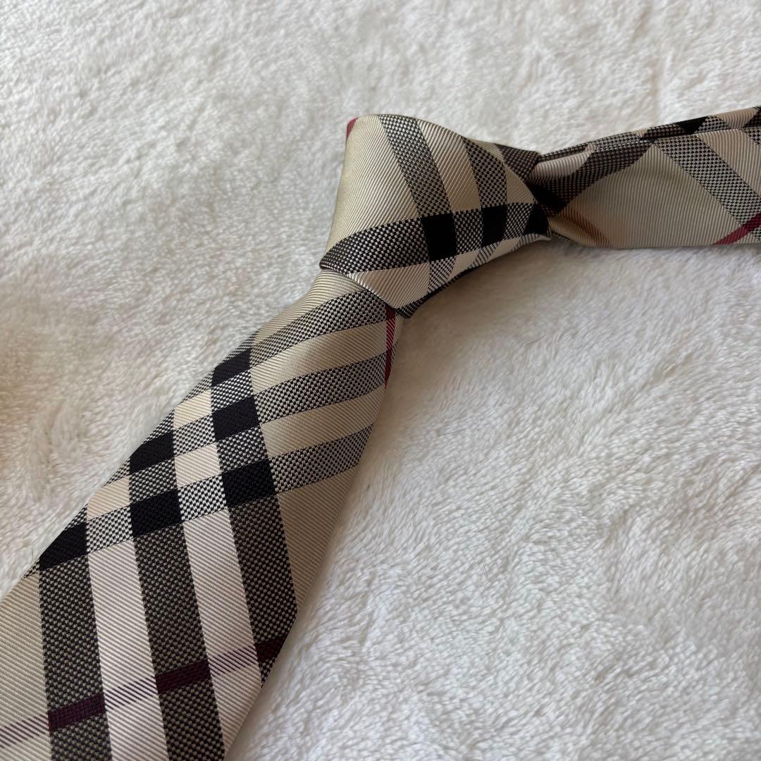 ✨未使用・タグ付き✨BURBERRY バーバリー ネクタイ　ノバチェック　現行