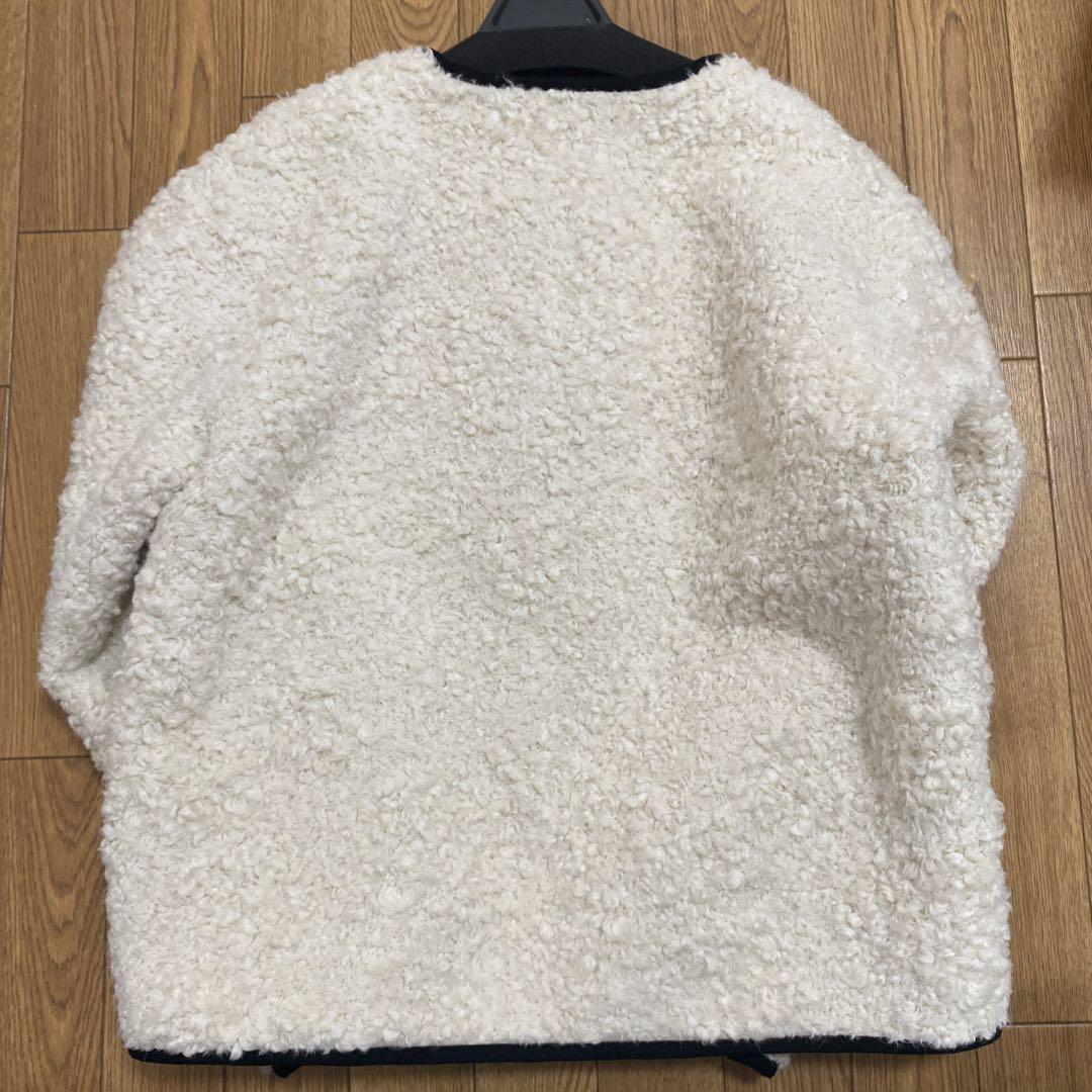 【極美品】25AW anuans　ECOPELパイピングボアジャケット