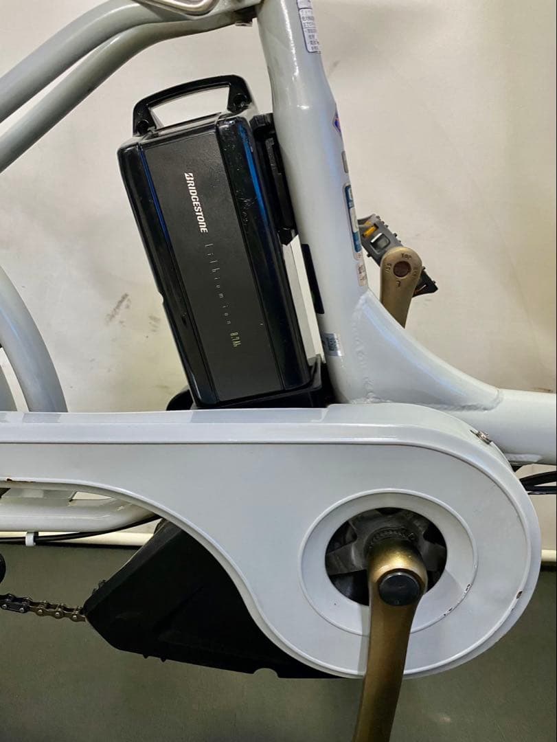 1年保証 送料無料　ブリヂストン　ビッケ2 20インチ　水色　電動アシスト自転車