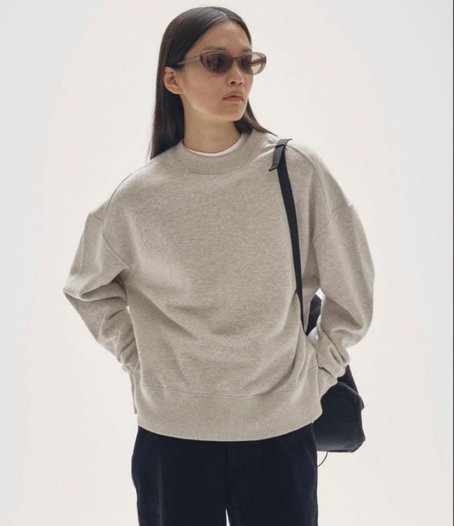 【美品】TODAYFUL Cotton Brushed Sweat ライトグレー