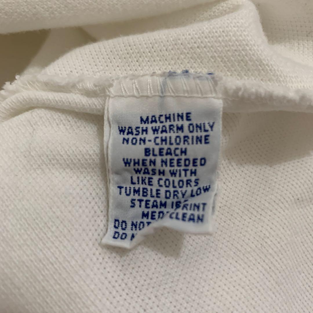 90s POLO SPORT USA製　ポロシャツ　ホワイト