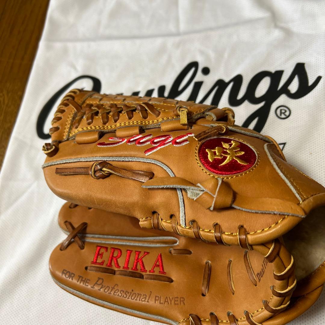 ローリングス、ERIKA 硬式グローブ 巨人軍杉内俊哉選手グラブ