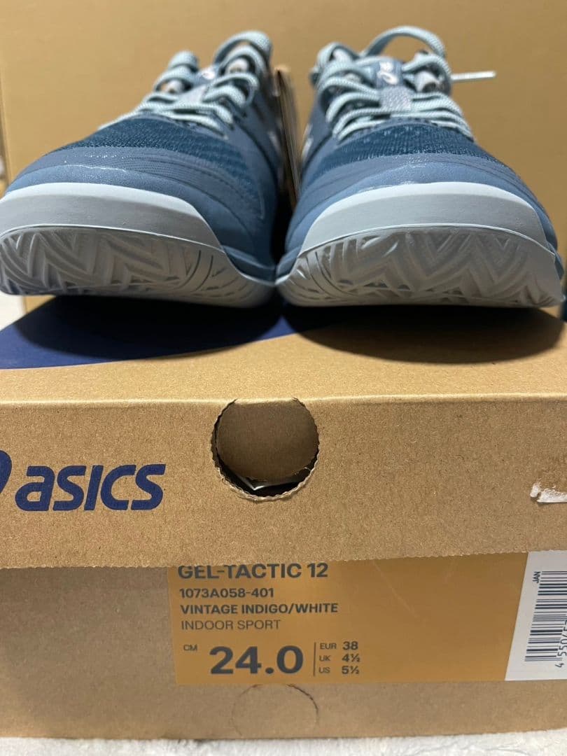 24.0cm ASICS GEL-TACTIC 12 バレーボールシューズ