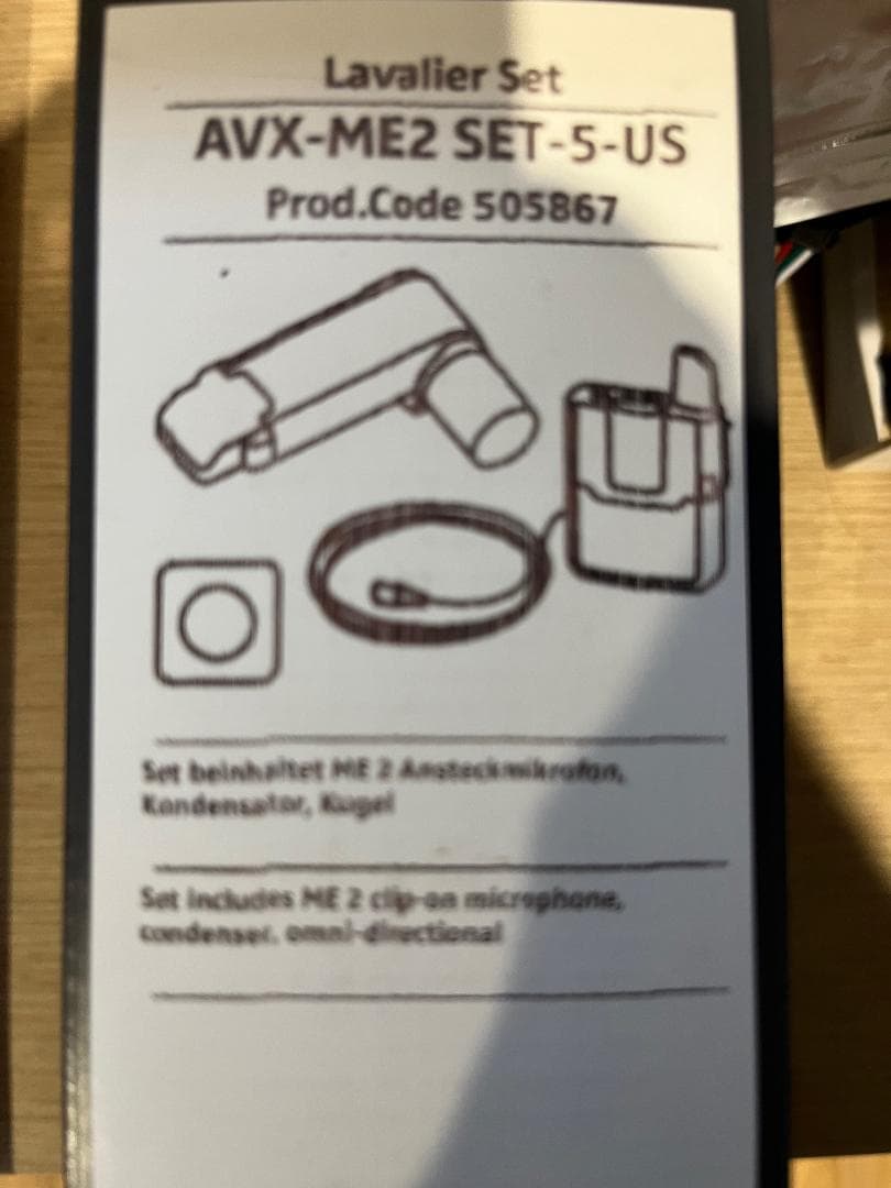 その他 SENNHEISER AVX-ME2 SET-5-US