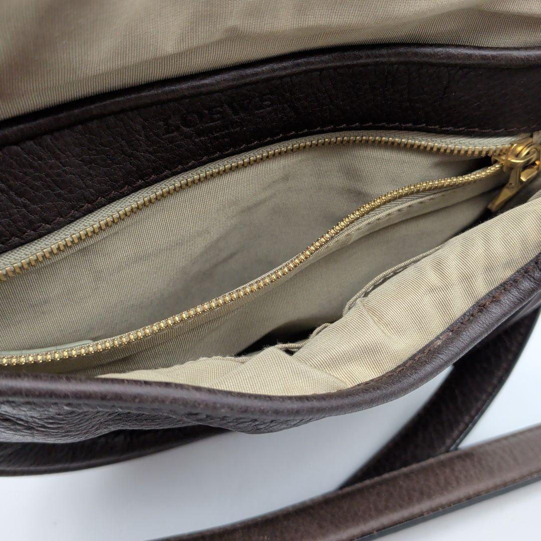 LOEWE ロエベ ショルダーバッグ 革製 ブラウン レディースバッグ