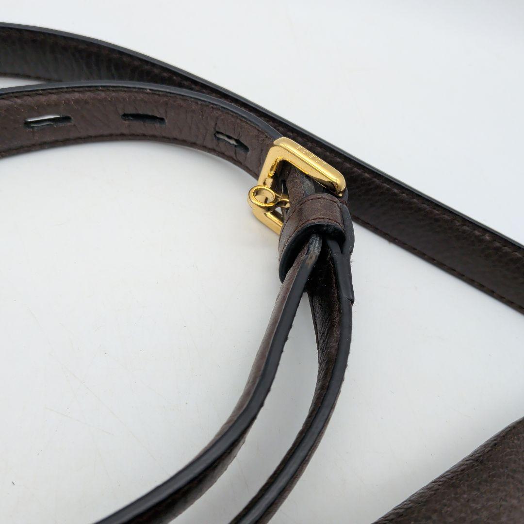 LOEWE ロエベ ショルダーバッグ 革製 ブラウン レディースバッグ