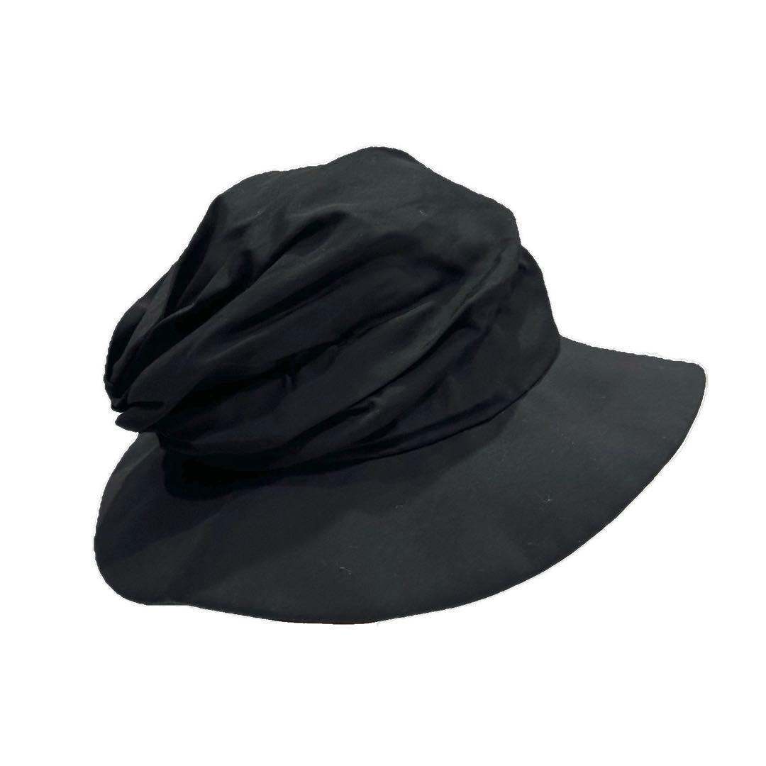 Y’s Yohji Yamamoto アシンメトリー ギャザー キュプラ ハット