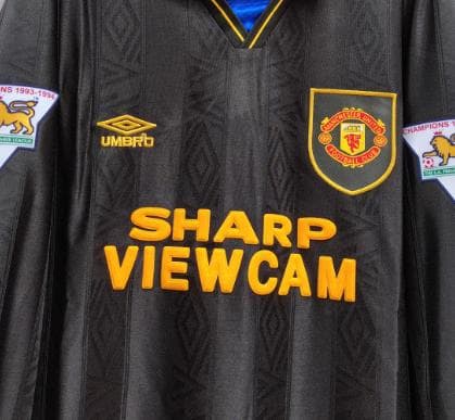 93/94 マンチェスター・ユナイテッド アウェイ 長袖 7番 カントナ レトロ