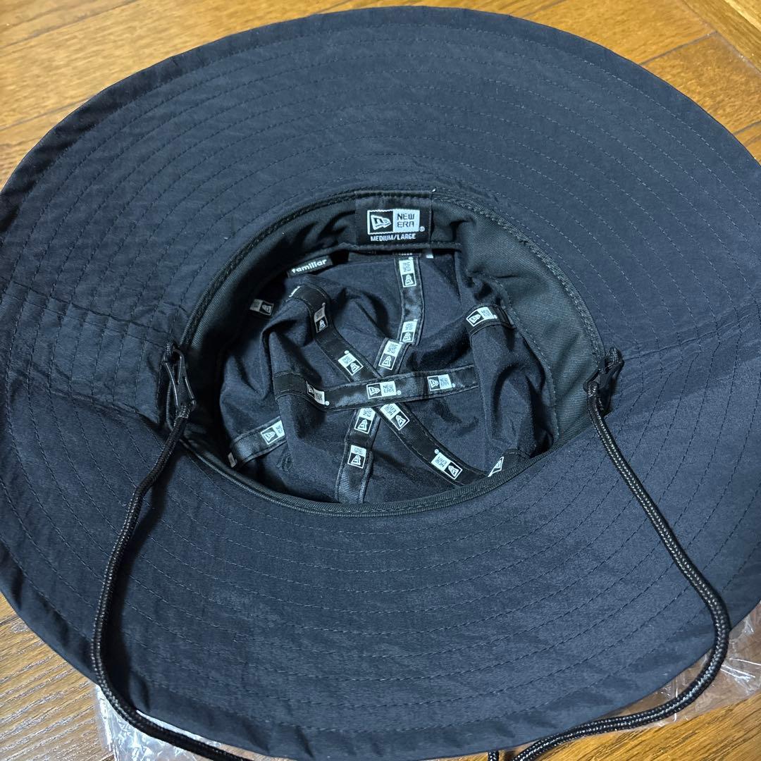 ファミリア　NEWERAコラボ　帽子　ブラック