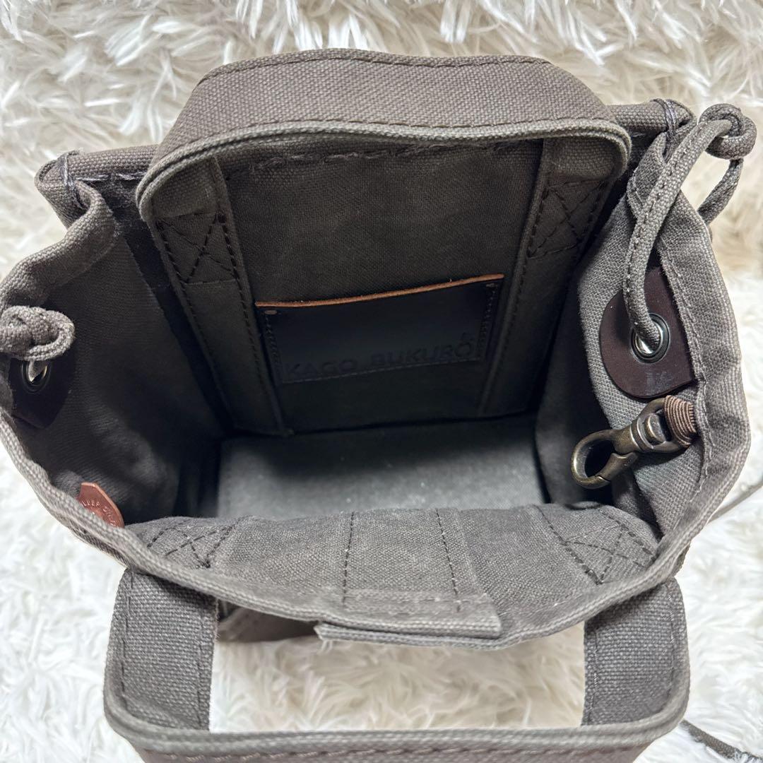 希少！ 人気✨ エバゴス かご袋 ショルダーバッグ 2way キャンバス 紅籐