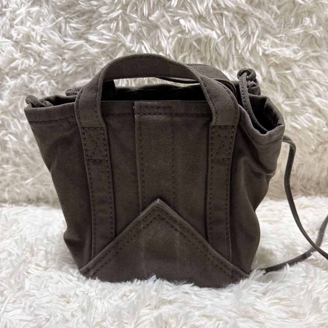 希少！ 人気✨ エバゴス かご袋 ショルダーバッグ 2way キャンバス 紅籐