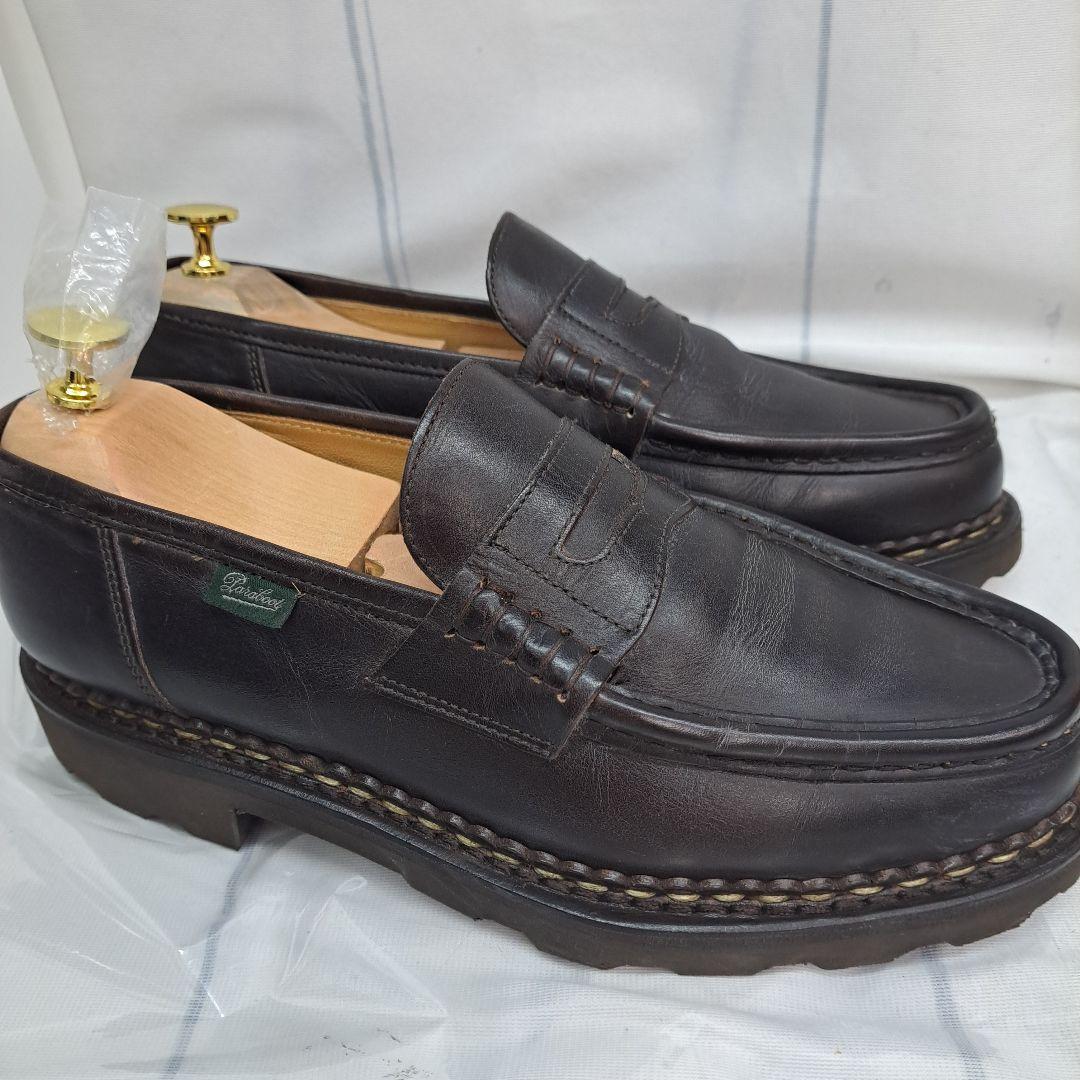 パラブーツ ローファー REIMS 25cm カフェ