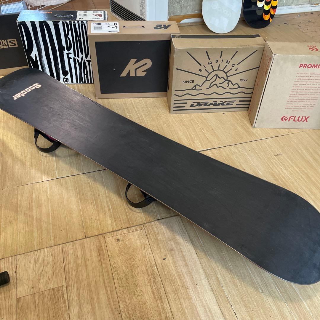 SCOOTER　名作DL　良質国産スノーボードセットOGASAKA製　バイン付