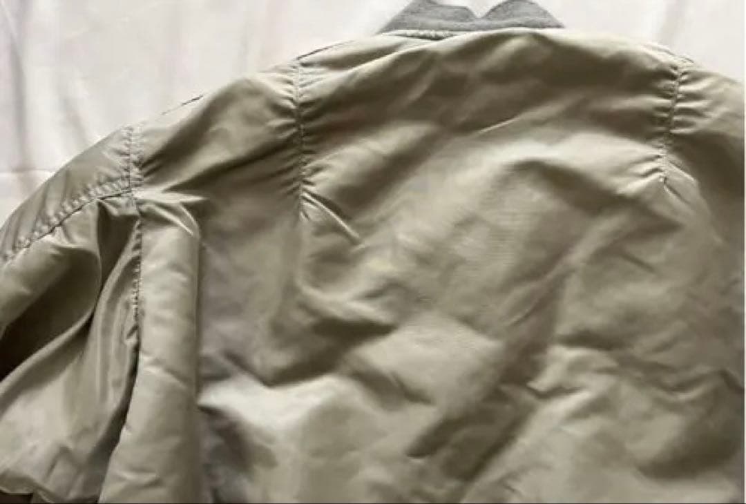 早い者勝ち！即日発送！90’s ALPHA MA-1 シルバーUSA製 短丈