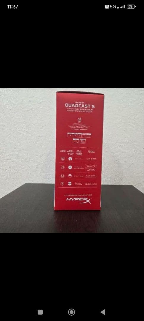 HyperX QUADCAST S コンデンサーマイク