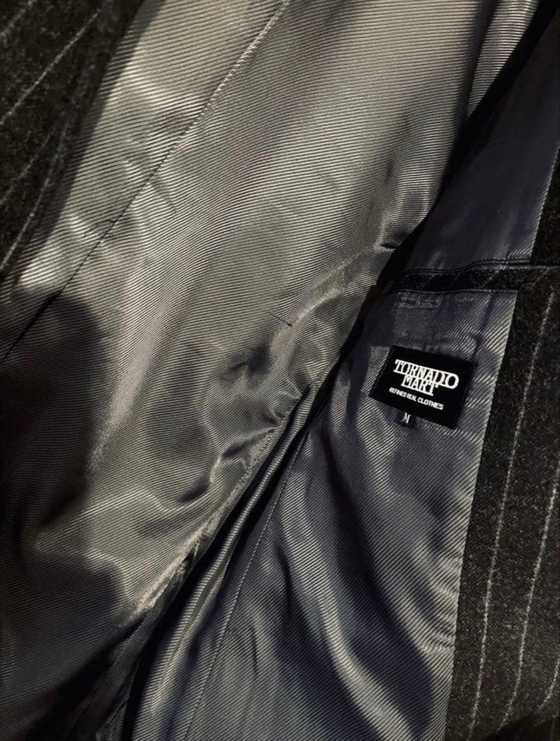 00s HYDE着系 TORNADO MART ロングテーラードジャケット ♂M