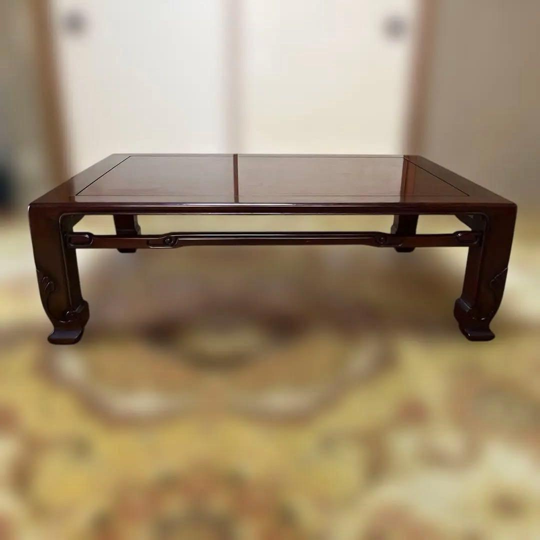 木製装飾座卓 長方形