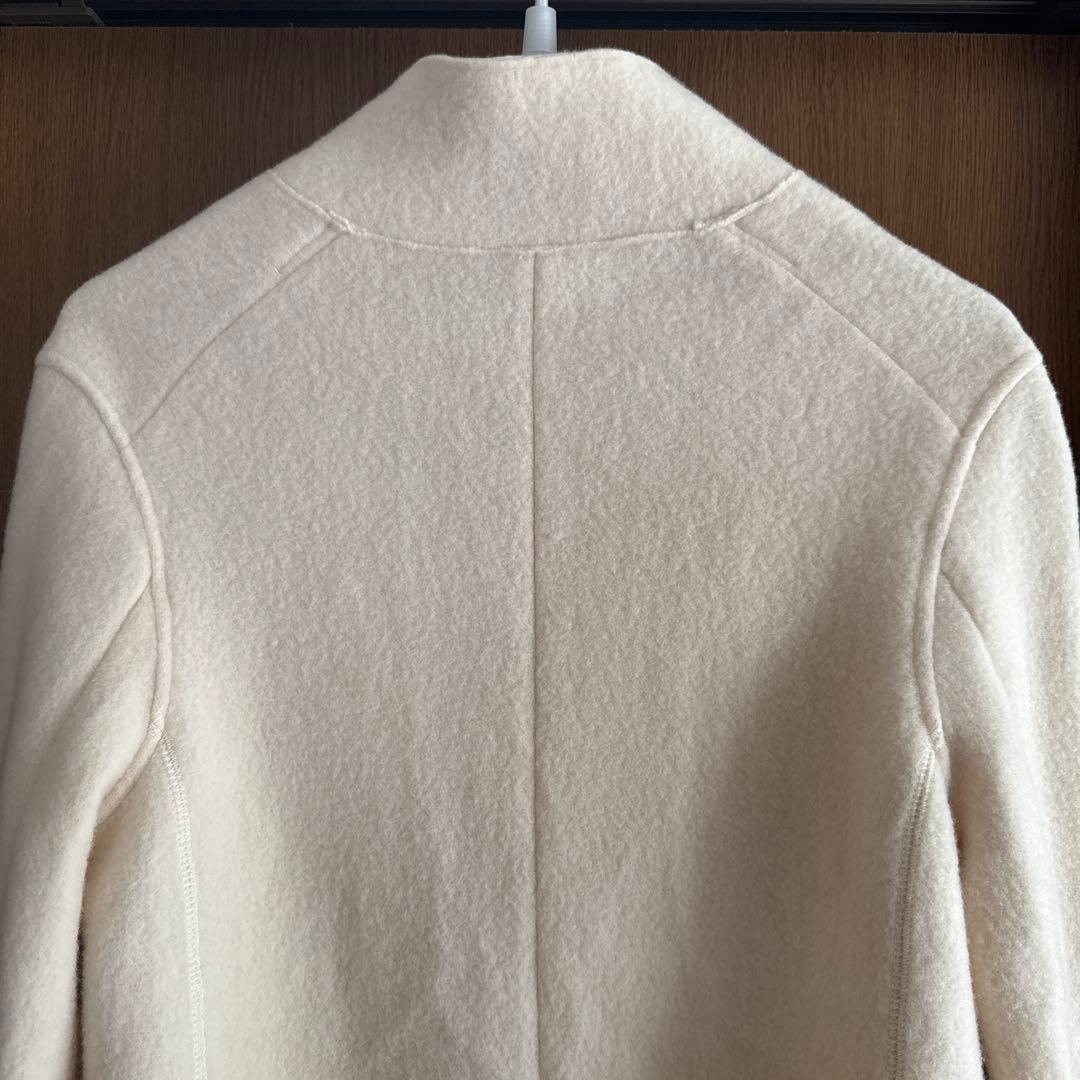 オールドマンズテーラー　フェルトニット　ジャケット　アイボリー