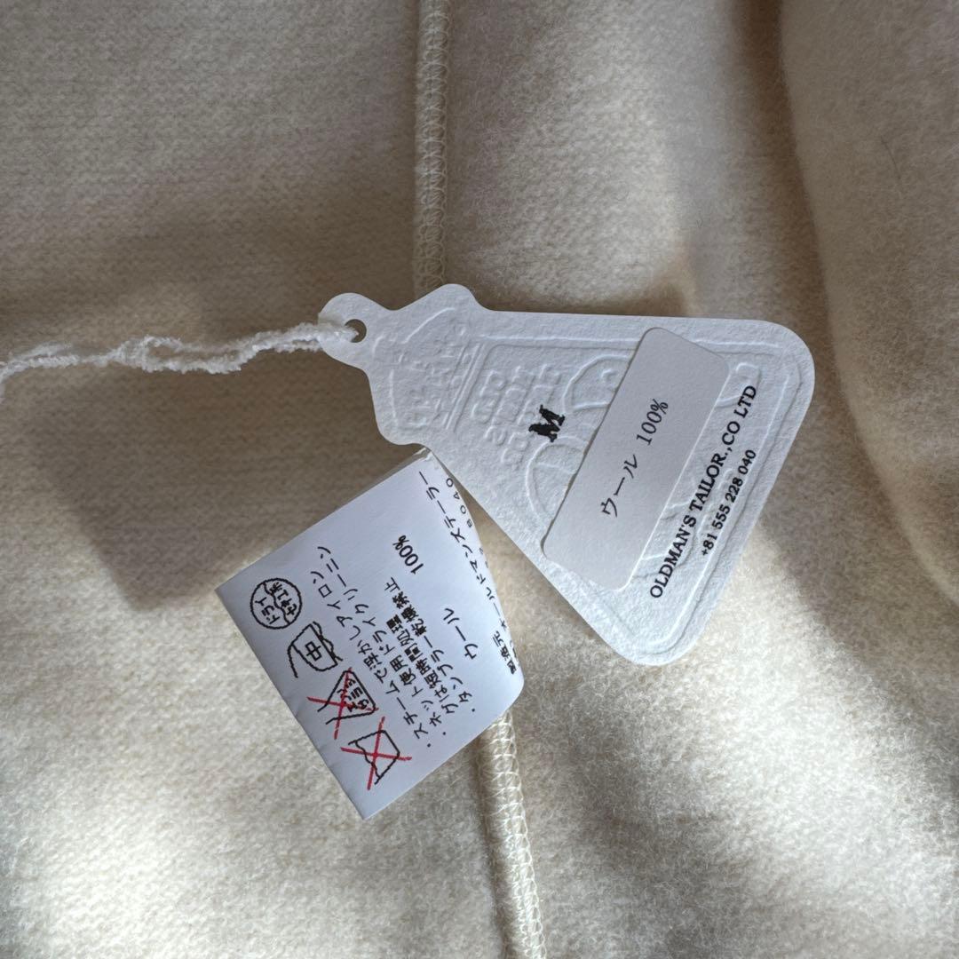 オールドマンズテーラー　フェルトニット　ジャケット　アイボリー
