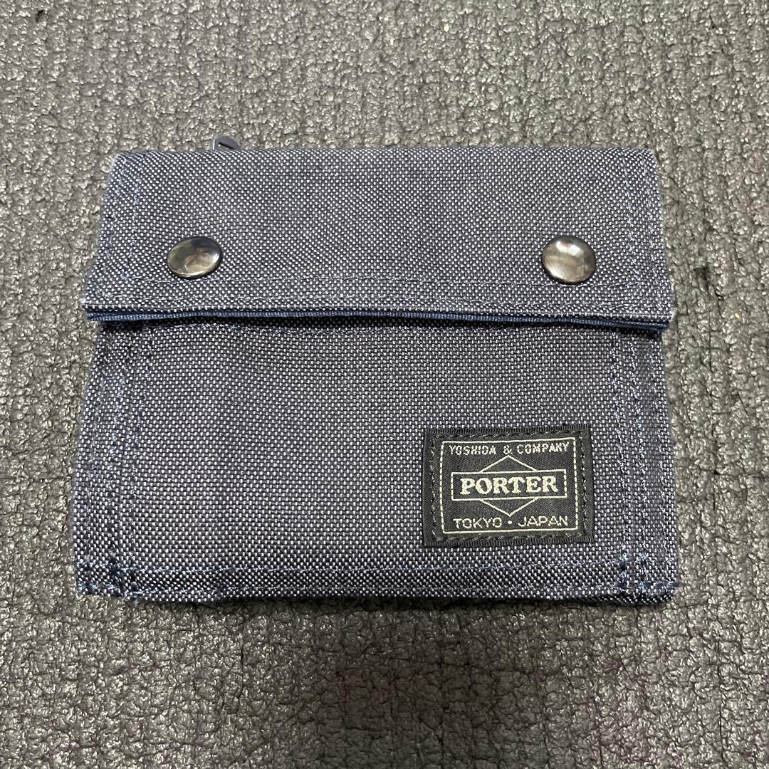 PORTER 二つ折財布　デニム