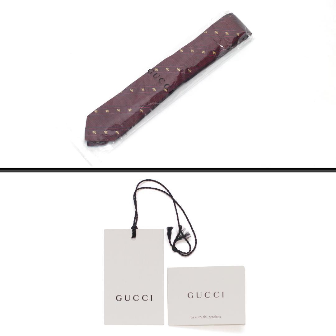 【未使用】◇グッチ◇ GG / ビー (蜂) モチーフ / ネクタイ