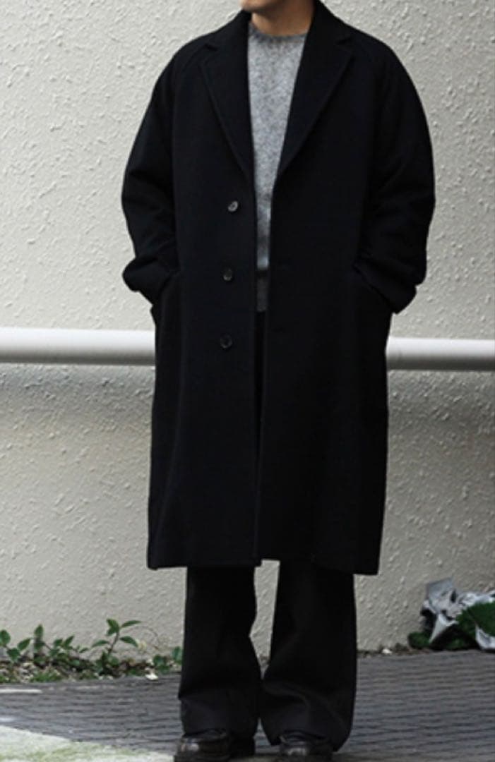 こ*ー様 CASHMERE WOOL MOSSER CHESTERFIELD C