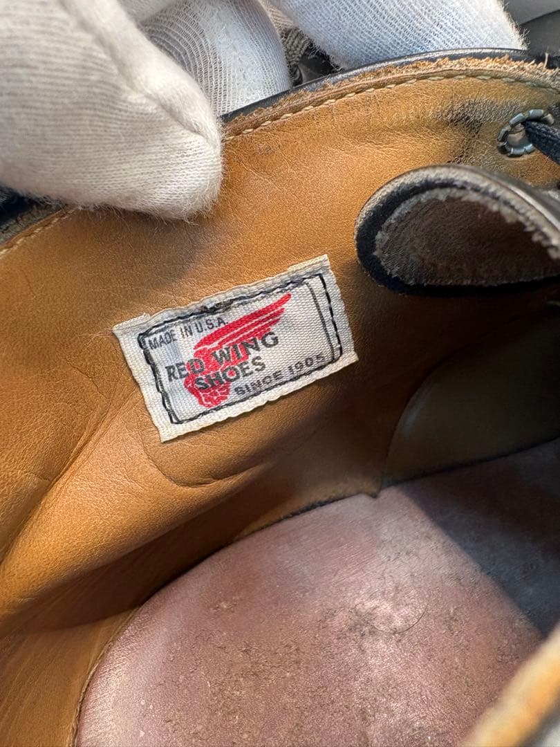 レッドウイング　ポストマン　黒 レザー チャッカブーツ