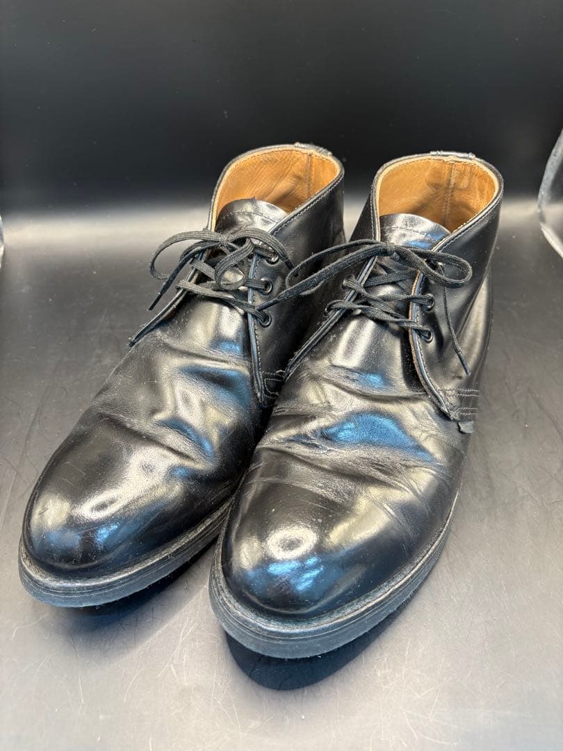 レッドウイング　ポストマン　黒 レザー チャッカブーツ