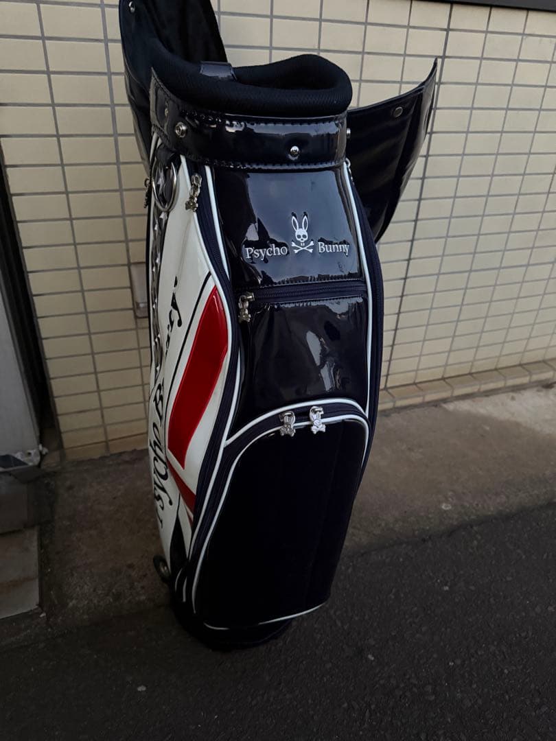 Psycho Bunny キャディバッグ アメリカ国旗デザイン